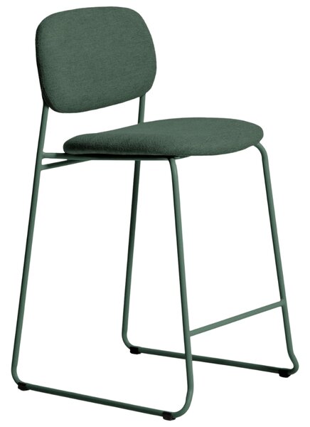 Kave Home Zelená barová židle Meli 65 cm