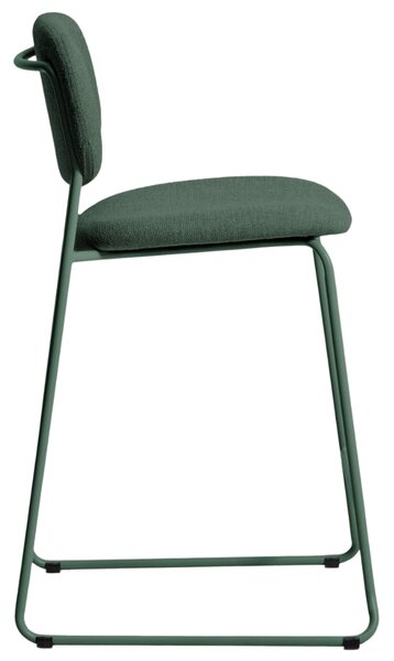 Kave Home Zelená barová židle Meli 65 cm