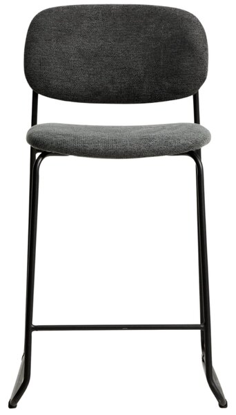 Kave Home Šedá barová židle Meli 65 cm