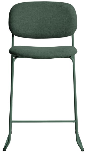 Kave Home Zelená barová židle Meli 65 cm