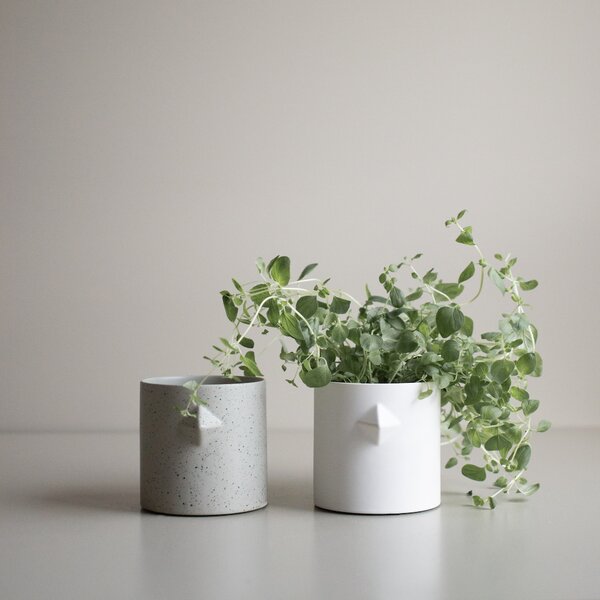 DBKD Květináč Chicken Pot - White DK179