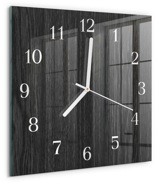 Skleněné hodiny Dřevo zskb-30x30-00092155