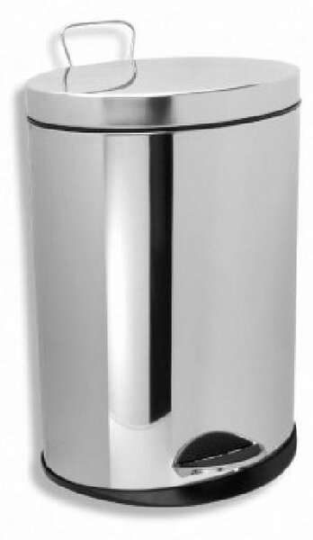 Novaservis Koupelnové doplňky - Odpadkový koš kulatý 3 l, chrom 6162,0