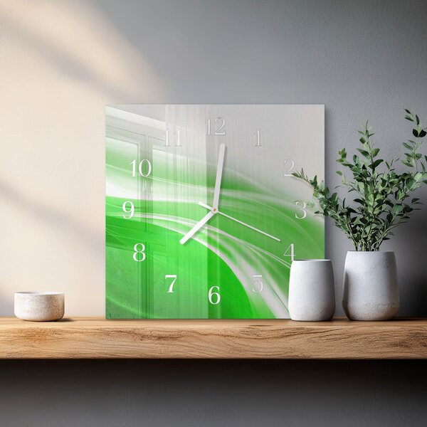 Skleněné hodiny Abstrakce zskb-30x30-00082946