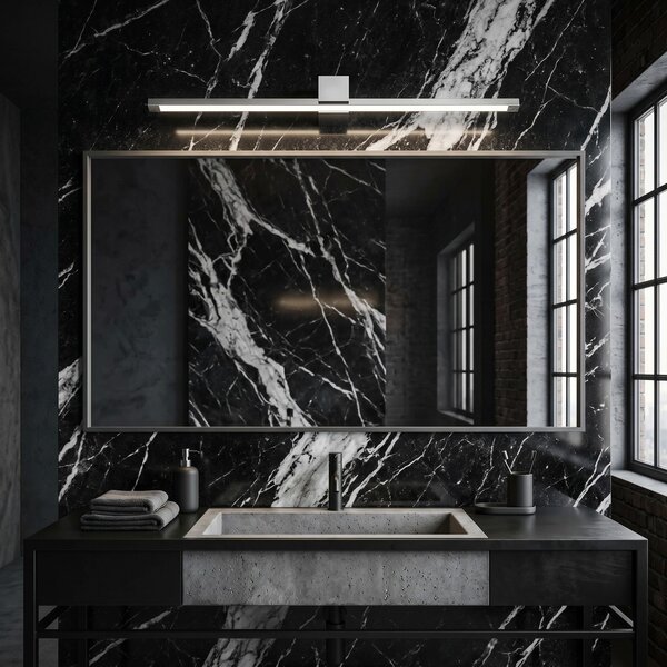 Toolight Rea, Koupelnové nástěnné LED svítidlo SWE042-1W 80 cm Chrome, OSW-20142