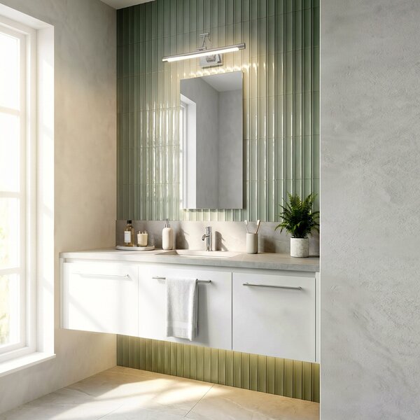 Toolight Rea, Koupelnové nástěnné LED svítidlo SWE016-1W 42cm Chrome, OSW-20115