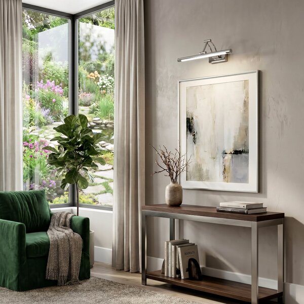 Toolight Rea, Koupelnové nástěnné LED svítidlo SWE016-1W 42cm Chrome, OSW-20115