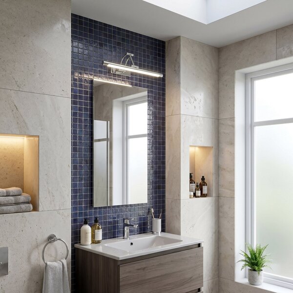 Toolight Rea, Koupelnové nástěnné LED svítidlo SWE016-1W 42cm Chrome, OSW-20115