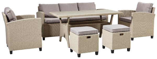 ZAHRADNÍ JÍDELNÍ SET 6dílné, kov, plast Ambia Garden - Online Only zahradní nábytek, Online Only