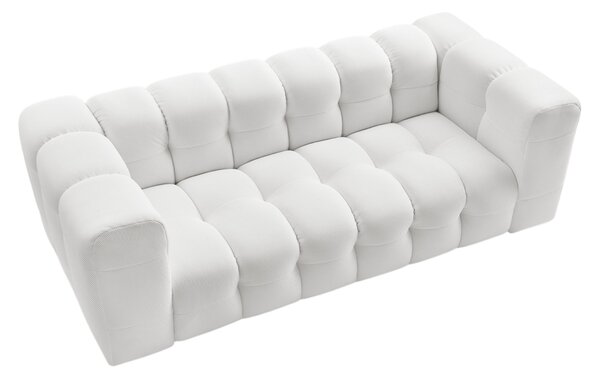 -25 % Dny MOMENTI– Bobochic Paris Bílá trojmístná pohovka Cloud 232 cm