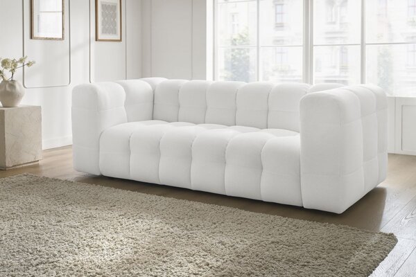 -25 % Dny MOMENTI– Bobochic Paris Bílá trojmístná pohovka Cloud 232 cm