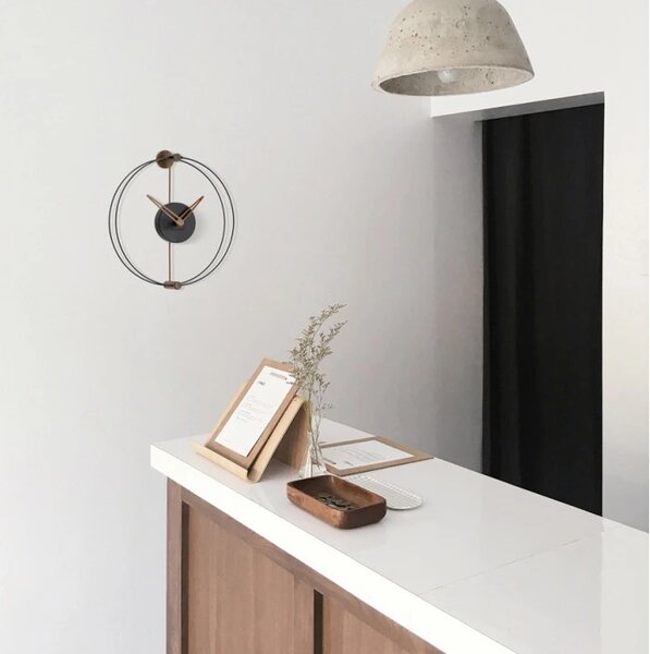 Designové nástěnné hodiny Nomon NANO BK 31cm