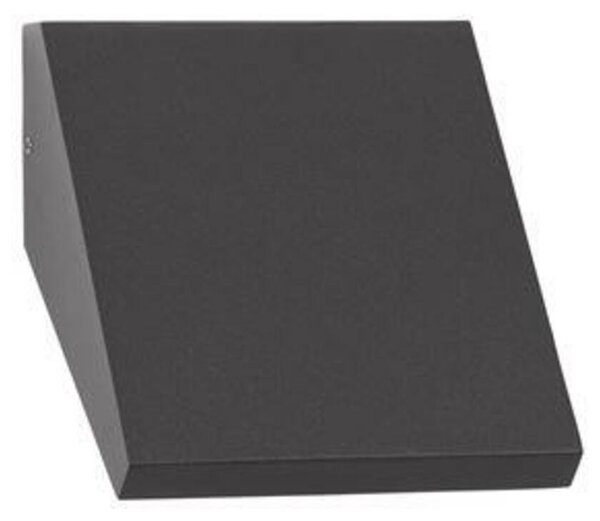 NOVA LUCE venkovní nástěnné svítidlo PARRIS antracitový hliník a čiré sklo LED 8.6W 3000K 220-240V 101st. IP65 9492620