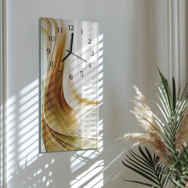 Skleněné hodiny vertikální Abstrakce zsppc-30x60-00058067