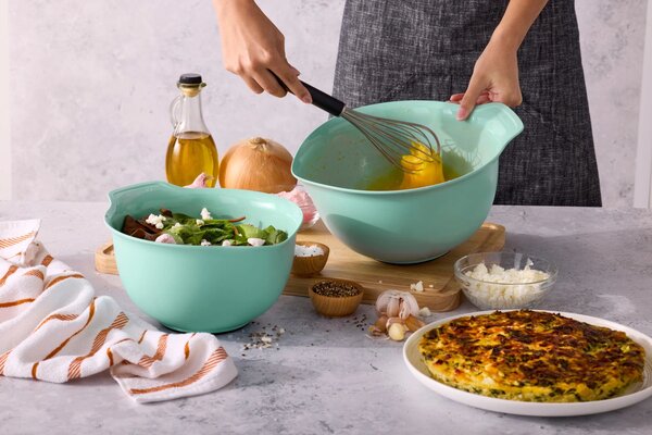 KitchenAid Míchací a zadělávací mísy KitchenAid, set 3 ks, tyrkysové KQ175OSSNG