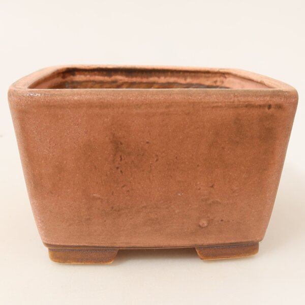 E-bonsai Keramická bonsai miska 13 x 13 x 8 cm růžová