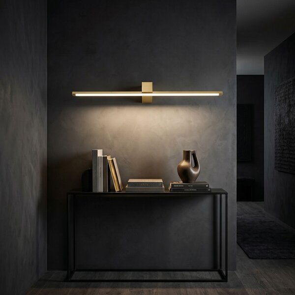 Toolight Rea, Koupelnové nástěnné LED svítidlo SWE048-1W 80cm GOLD BRUSH, OSW-20148