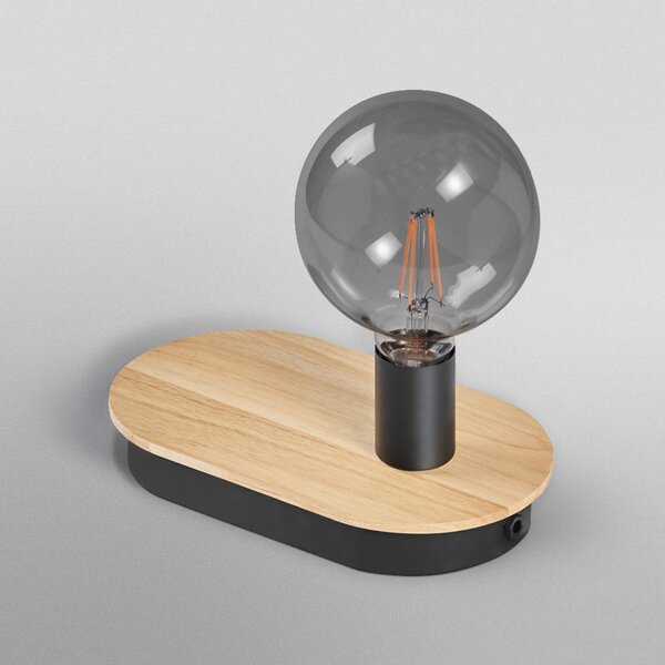 Moderní stolní lampa dřevěná E27 DECOR WOOD TABLE TOUCH