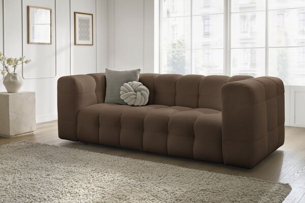 -25 % Dny MOMENTI– Bobochic Paris Hnědá trojmístná pohovka Cloud 232 cm