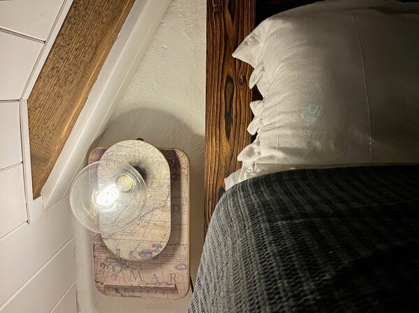 Moderní stolní lampa dřevěná E27 DECOR WOOD TABLE TOUCH