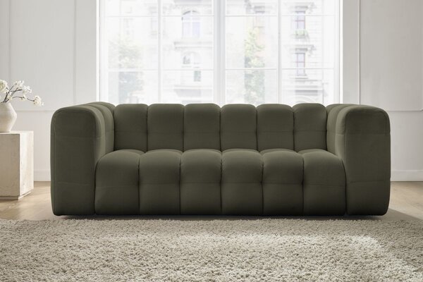 -25 % Dny MOMENTI– Bobochic Paris Zelená trojmístná pohovka Cloud 232 cm
