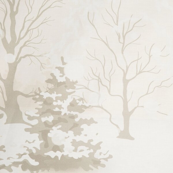 VÁNOČNÍ POVLEČENÍ Z MIKROVLÁKNA SNOWFLAKE 160X200 CM, 2 KS 70X80 CM VZOROVANÉ