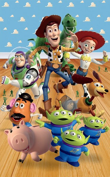 Dětská tapeta TOY STORY, Walltastic, 152x243 cm