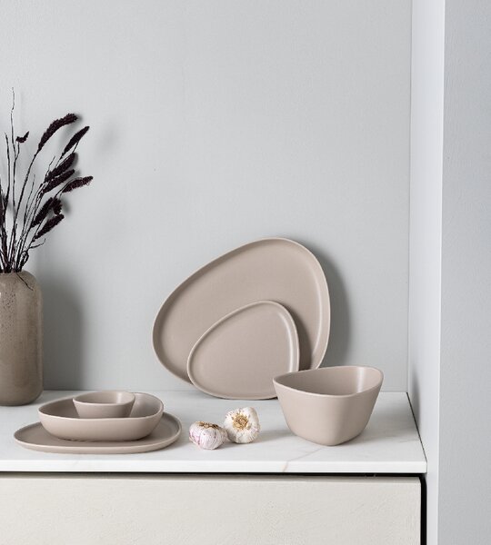 LIND DNA Hluboká miska Curve Bowl M - Sand LND154