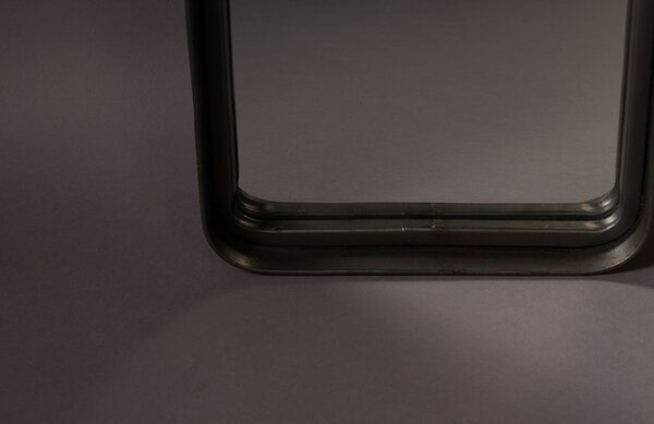 Černé závěsné zrcadlo DUTCHBONE Blackbeam 120 cm