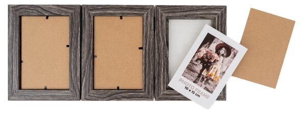FANDY Fotorámeček Narvik 10x15/3 2 šedohnědý