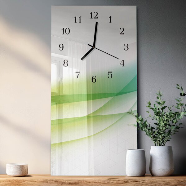 Skleněné hodiny vertikální Vzor zsppc-30x60-00183535
