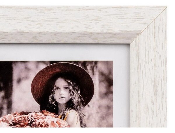 FANDY Dřevěný fotorámeček Bevel 10x15 1 béžový