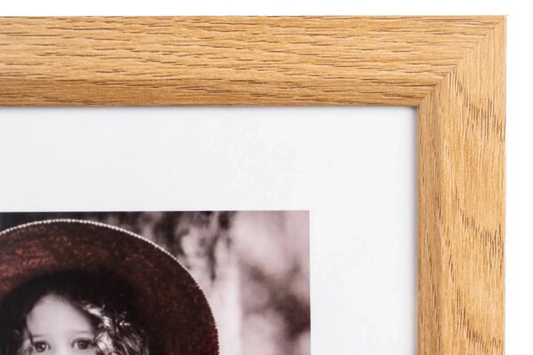 FANDY Dřevěný fotorámeček Bevel 15x21 2 hnědý