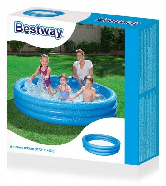 Bestway 51027 Tříkomorový bazén 183 x 33 cm