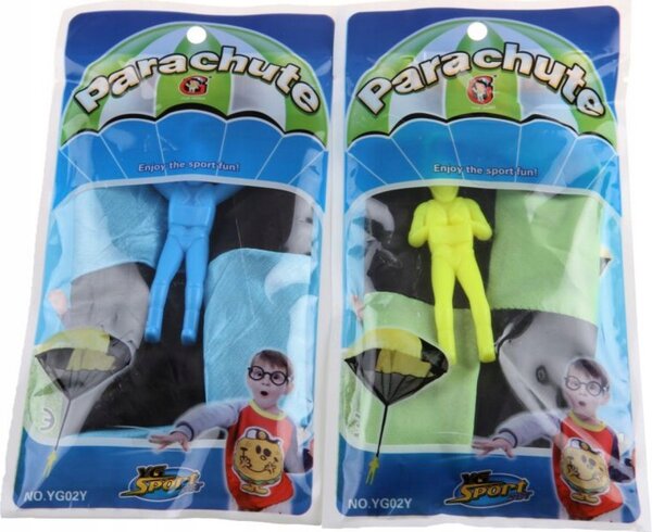 Alltoys Parašutista 4 barvy - zelený panák