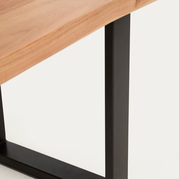 LÉTO -15% Kave Home Dřevěná lavice Uxue 140 cm