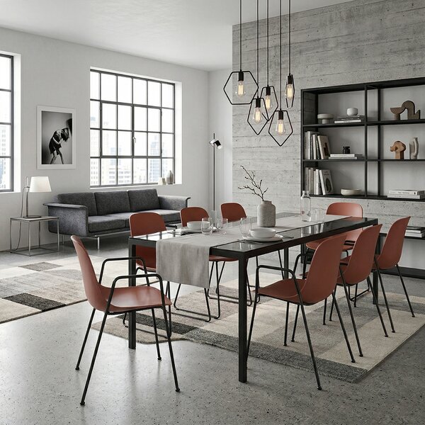 Infiniti designové židle Pure Loop Steel with Arms