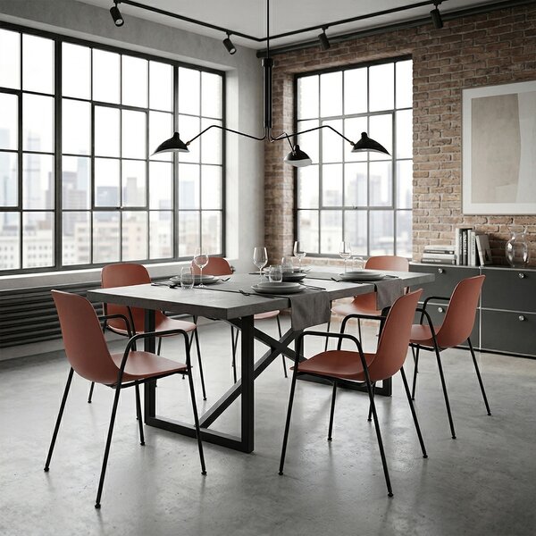 Infiniti designové židle Pure Loop Steel with Arms