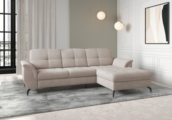 ROHOVÁ SEDAČKA, textil, šedobéžová Sit & More - Sedací soupravy, Online Only