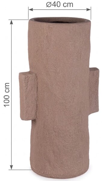 Bizzotto Hnědý zahradní květináč Materic 100 cm