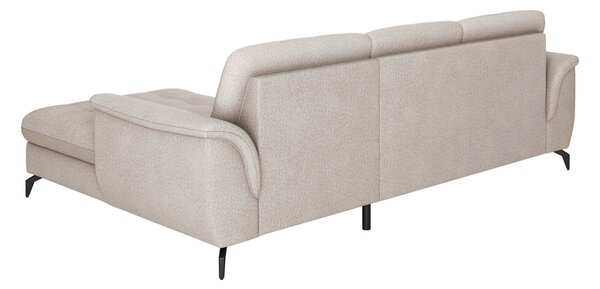ROHOVÁ SEDAČKA, textil, šedobéžová Sit & More - Sedací soupravy, Online Only