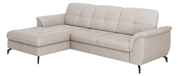 ROHOVÁ SEDAČKA, textil, šedobéžová Sit & More - Sedací soupravy, Online Only