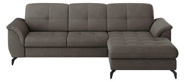 ROHOVÁ SEDAČKA, textil, barvy grafitu Sit & More - Sedací soupravy, Online Only