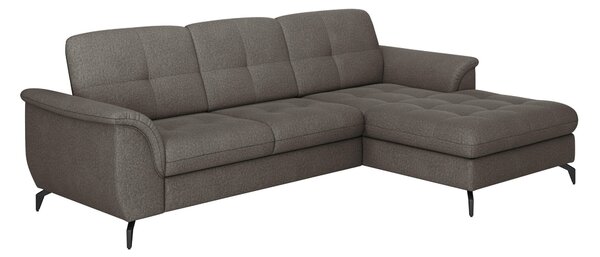 ROHOVÁ SEDAČKA, textil, barvy grafitu Sit & More - Sedací soupravy, Online Only
