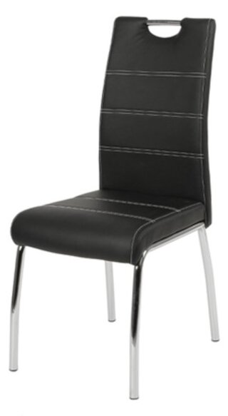 Jídelní židle NOEMI černá/kov