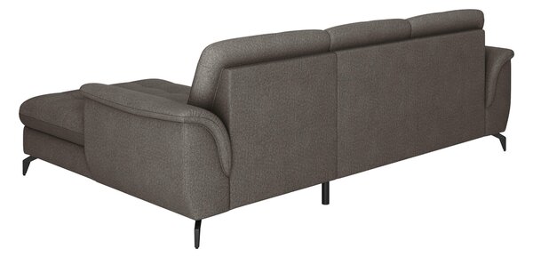 ROHOVÁ SEDAČKA, textil, barvy grafitu Sit & More - Sedací soupravy, Online Only
