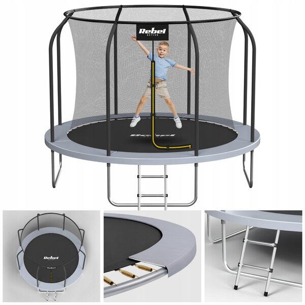 Trampolína se sítí Rebel 3,5 cm FT 8 (244-252 cm)
