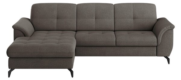 ROHOVÁ SEDAČKA, textil, barvy grafitu Sit & More - Sedací soupravy, Online Only