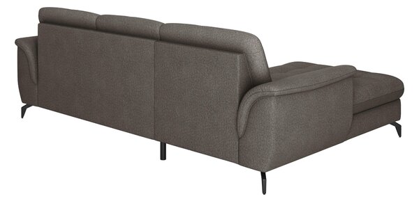 ROHOVÁ SEDAČKA, textil, barvy grafitu Sit & More - Sedací soupravy, Online Only