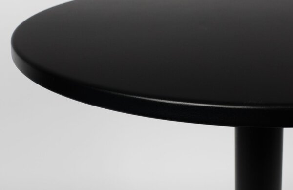 Černý bistro stůl ZUIVER METSU 76 cm